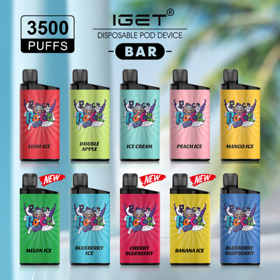 2022熱い販売IGETは3500のパフを20の味のeタバコのvapes禁止する