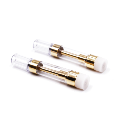 プラスチック陶磁器のコイルwickless CBDのvapes 1.0mlのガラス タンク カートリッジ
