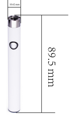 B9電池ボタン350mahのadjutable電圧cbdのvape電池-2.8~3.5~4.2V