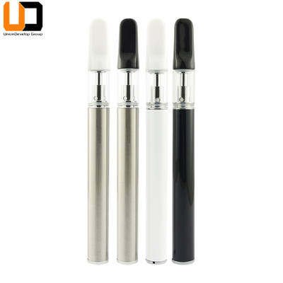 再充電可能で/使い捨て可能な注文のロゴ0.5/1.0mlの陶磁器のコイルのcbdのthcオイルのvapeのペン400mAh