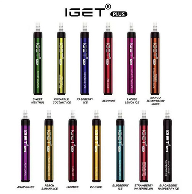 1200パフ4.8ML 5%のニコチンのVapeのペンと100%確実なIget EのタバコIget