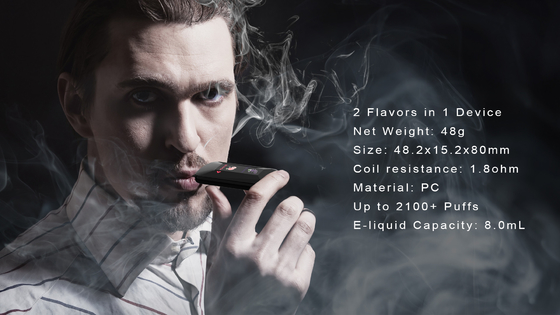 1つの装置使い捨て可能なVape 2100 IGETの二重味は1000mah電池と二重吹く