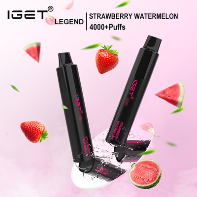 IGETの伝説4000のパフ5%のニコチンの塩12mlの13種類の味の使い捨て可能なvapeのペン