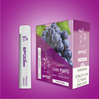 IGETの味のEpod王3500パフ再充電可能で使い捨て可能なVape