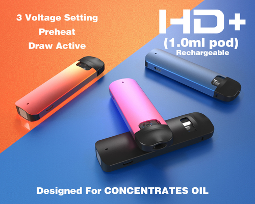 ステンレス鋼316 CBDのvapeのペンのポッド2ml容量のThcオイルの可変的な電圧