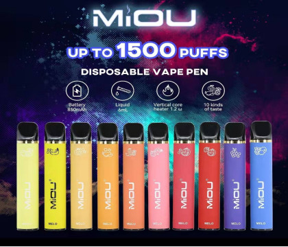 Miouニコチンの集中のための元のVape 1500のパフ米国ロシア版