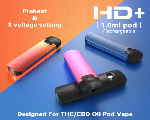 CBD厚く/薄いオイルのための使い捨て可能なVapeのポッド316のステンレス鋼適合